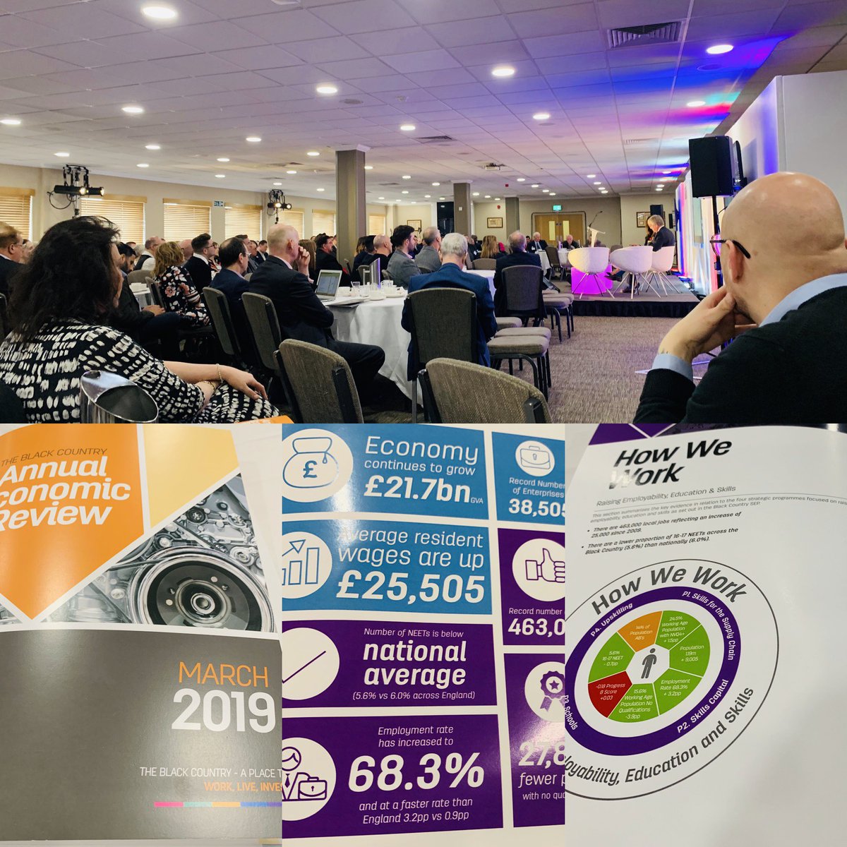 neilpanderson's tweet photo. Great attendance, debate & updates at #BCLEPConference19 - lots of positive stories + plenty to think about - keeping region competitive, driving prosperity, skills & investment #apprenticeships #brexit #energy #wellbeing #commonwealthgames #inclusion #regeneation #connectivity https://t.co/EOfYlbKKWb