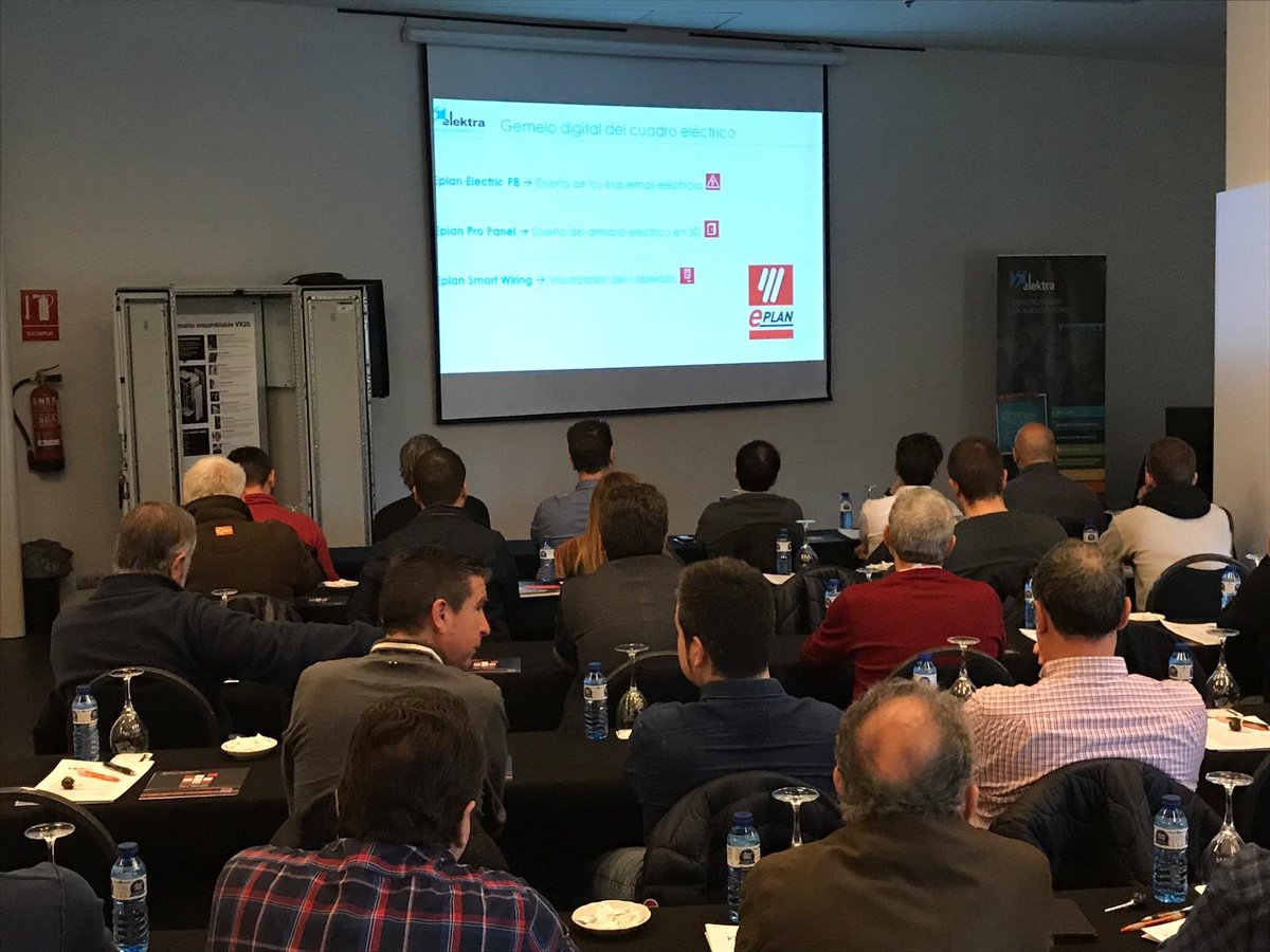 EPLAN_ES's tweet photo. Muy contentos de poder acompañar a @elektragroup en su evento en Terrassa sobre fabricación de armarios eléctricos 4.0 junto con @Rittal_ES @siemens_ind @Weidmuller_ES! https://t.co/82iM6aw6x3