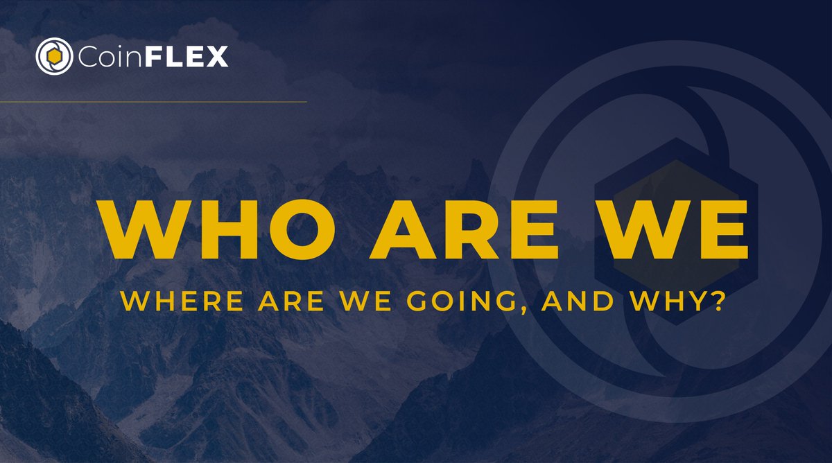 CoinFLEXdotcom's tweet photo. Hey FLEXers😎!
Read our new blog post and get to know more about CoinFLEX💪🏻💪🏻💪🏻

CoinFLEX: Who are we, where are we going, and why?
https://t.co/aZvd9AARbe …

#CoinFLEX #BTC #physicaldelivery #fures #trading #FLEX #FLEXisthefuture https://t.co/CGe3NAcNm3