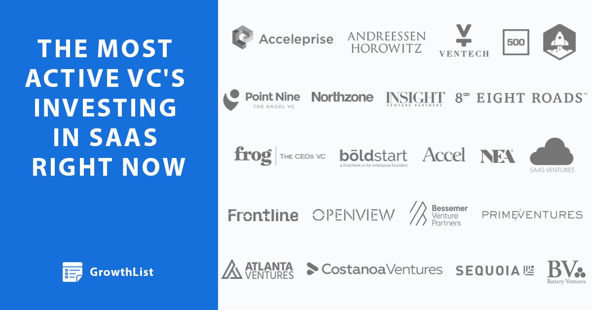 Meet the top 25 VC's investing in #SaaS startups right now growthlist.co/blog/saas-vc 

Featuring: 
<a href="/OpenViewVenture/">OpenView</a>
<a href="/AtlantaVentures/">Atlanta Ventures</a>
<a href="/Frontlinevc/">Frontline Ventures</a>
<a href="/8roadsventures/">Eight Roads Ventures</a>
<a href="/frogcapital/">Frog Capital</a>
@Acceleprise
<a href="/insightpartners/">Insight Partners</a>
<a href="/Ventech_VC/">Ventech</a>
<a href="/prime_ventures/">Prime Ventures</a>
@draperesprit
<a href="/profounders/">PROfounders Capital</a>
<a href="/83NorthVC/">Mark Bonsignore</a>
&amp; more!