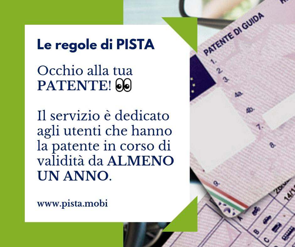 PistaMobility's tweet photo. Non farti cogliere impreparato!! 😏 Segui le regole di PISTA per un corretto utilizzo del servizio 🚗 #carsharing #rules #regole #scendinpista #occhio #patente https://t.co/YydPT8gp2s