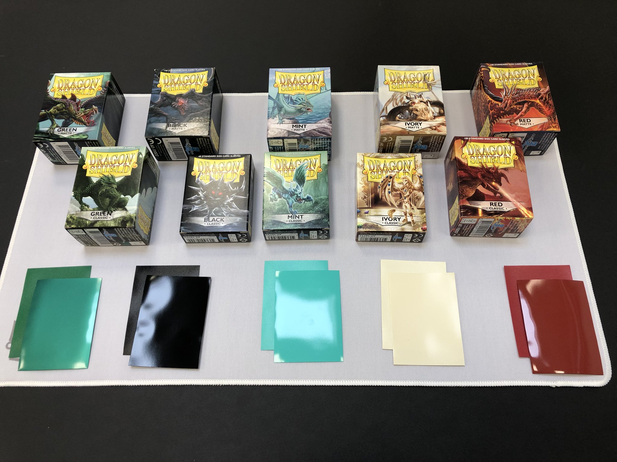 Dragon Shield on Twitter: "So many cool and unique sleeves to choose from.  There are so many colors in the world, and we want to know what color you  prefer? And while