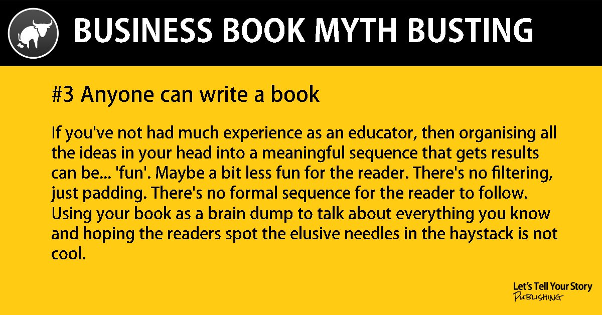 colettemason's tweet photo. Business Book Myth Busting #3 https://t.co/7bkrCYN0jU