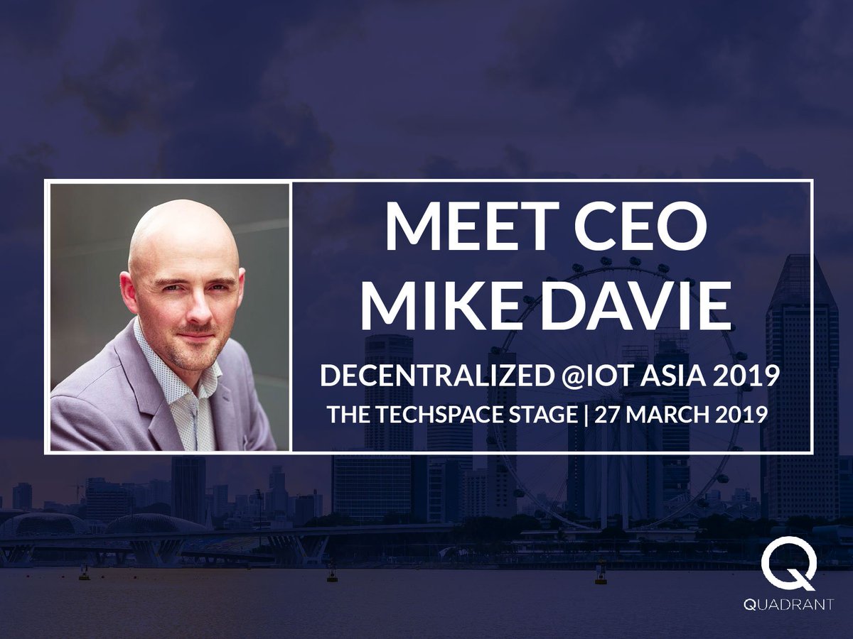 Davie_Michael's tweet photo. I’ll be speaking at @decentralize_io @InterchangeSG at @IoTAsia this 27th March, 3.30pm – 4.00pm. Catch me as I explain how to address the challenge that #Singapore is becoming too reliant on a murky data economy. I will be happy to chat over coffee! https://t.co/6q1ca4QKHV https://t.co/UiIzf2Tzpy