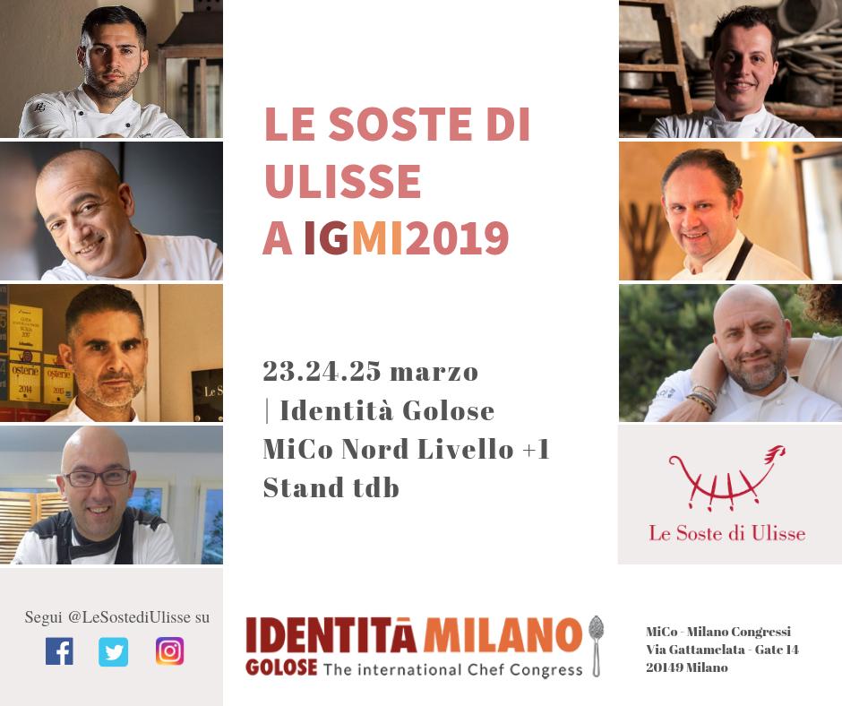 LeSostediUlisse's tweet photo. Questo weekend e lunedì, 23.24.25 marzo, siamo a Identità Golose Milano, con 7 dei nostri grandi #Chef: #GiuseppeBiuso #PinoCuttaia #MarcoBaglieri #AngeloPumilia #FrancescoPatti #GaetanoBasiricò #TonyLoCoco @identitagolose #IGmi19 https://t.co/f1b3LuBkUm