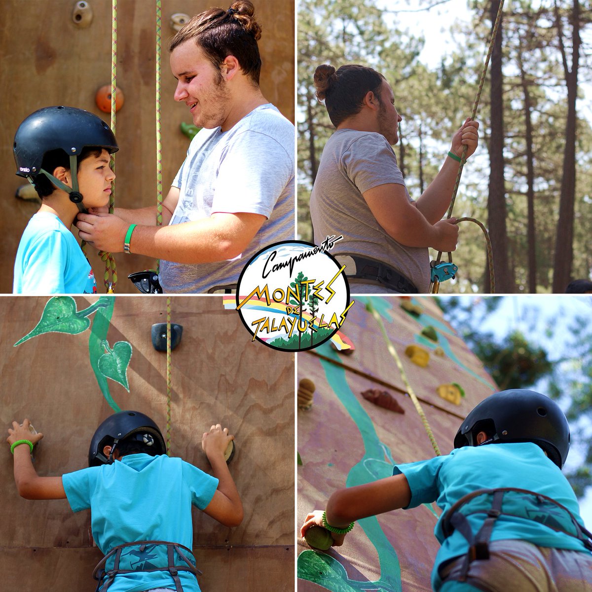 CampTalayuelas's tweet photo. En nuestro rocócromo practicamos #escalada. Ponemos todas las medidas de seguridad, les damos unas pautas básicas y...¡a escalar! Siempre se lo pasan genial 😃

#CampamentoTalayuelas #multiaventura #diversion https://t.co/RWkKtBzKzw