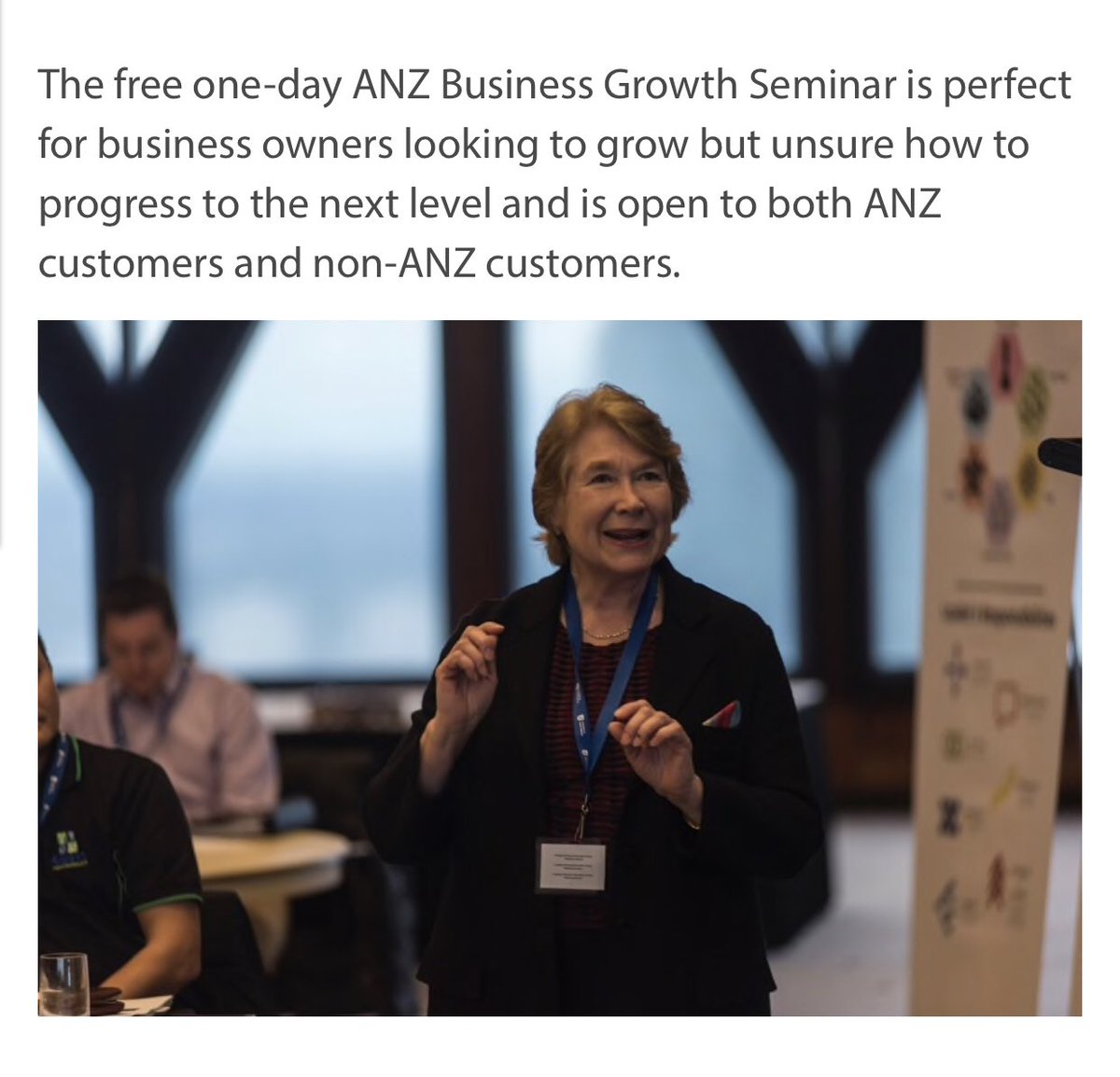 Unlock your #business #growth potential by attending one of our Seminars. Learn the 5 Key Ingredients with likeminded peers #anzbizgrow Register here anz.com.au/promo/business…