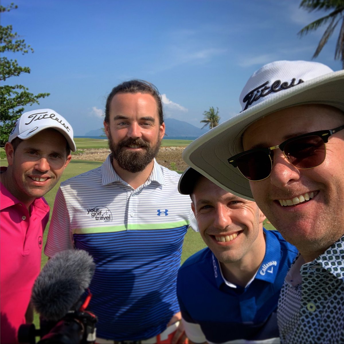 YGTRory's tweet photo. Today marks my 8 year anniversary @yourgolftravel. 😳 Thanks to everyone who puts up with me when I’m tired &amp; cranky, to everyone who has supported me &amp; helped me bag the best job in golf, &amp; to all y’all for watching me hack my way around the globe. Here’s to 8 more. #TeamYGT 🍾 https://t.co/NmwDoYkFRj