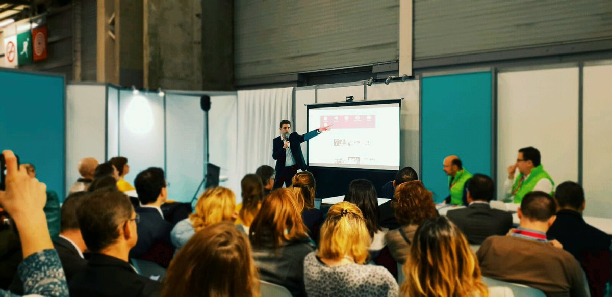 PowellSoftware's tweet photo. .@SalonIntranetRS notre client #lagardereTravelRetail témoigne de son expérience #Powell365, retrouvez le au stand D62. #DigitalWorkplace #mobilité https://t.co/80ssUZF26Y