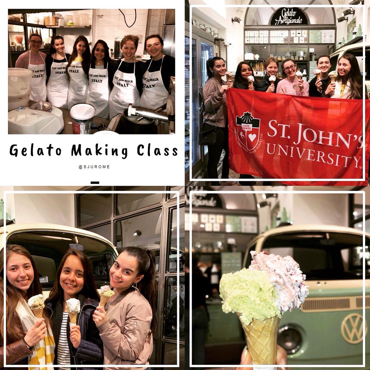 <a href="/sjurome/">St. John's Rome</a> makes gelato with @romeing_magazine #verdepistacchiogelateria #gelato #studyabroad <a href="/stjohnsalumni/">St. John's Alumni</a> <a href="/stjohnsglobal/">St. John's International Education</a>