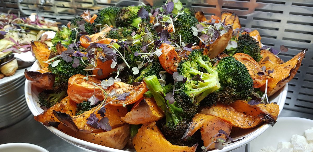 Delicious salad bar today from our chef <a href="/HillanSandy/">sandy hillan</a> helping us celebrate the holi festival with some  brightly coloured and yummy dishes!! #healthy #yummy <a href="/Gatherandgather/">Gather & Gather</a> <a href="/workforsky/">LifeAtSky</a>