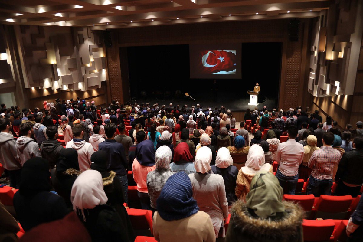 profaligur's tweet photo. Nevruz Bayramı kutlamaları öncesinde Atatürk Kültür Sahnesinin yenilenen muhteşem salonunda “Türk Dünyasında Nevruz” konulu konferansa katıldık. https://t.co/eCv1ndukkk