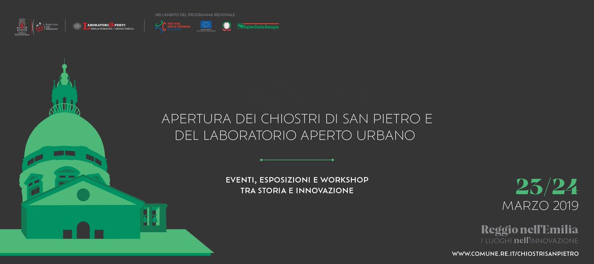 cairepro's tweet photo. Sabato 23 marzo saranno restituiti ai cittadini di @ComuneRE i Chiostri di San Pietro, sarà presente il Sindaco @lucavecchi72,@ValeReggio @GiammariaManghi. Il progetto architettonico è stato curato da Zamboni Associati.@cairepro ha progettato le strutture e la sicurezza cantiere. https://t.co/UMGoRaOoJR