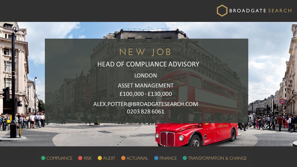 broadgatesearch's tweet photo. Are you in search of a new career?

To discuss the following positions outlined or to have a confidential conversation regarding the market please contact one of our experienced consultants on:

+44 (0) 161 509 5481
alex.potter@broadgatesearch.com

#BroadgateSearch https://t.co/upKVQYP0rh