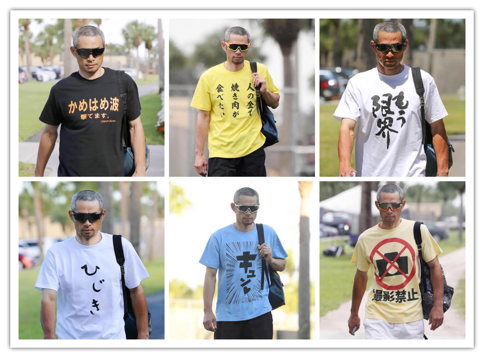 イチロー選手の歴代おもしろTシャツｗｗｗ見てるだけでもおもしろいｗｗｗ