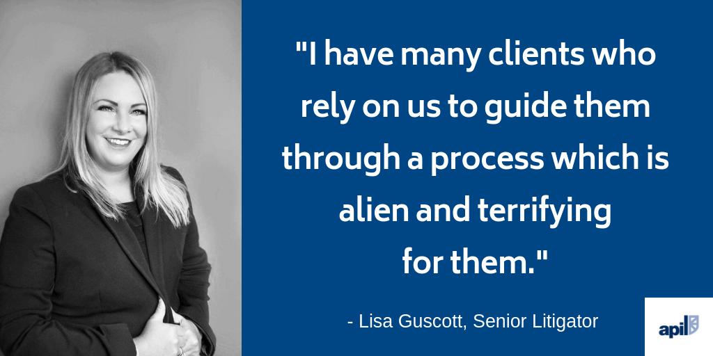 APIL's tweet photo. Lisa learned what it is like to be scared and pursuing a legal claim when she faced the possibility that her little girl might be brain damaged. It inspired her to become a lawyer and now Lisa is APIL accredited. Read her story #leadinglawyers #WhyPI https://t.co/kAylEeBXTc