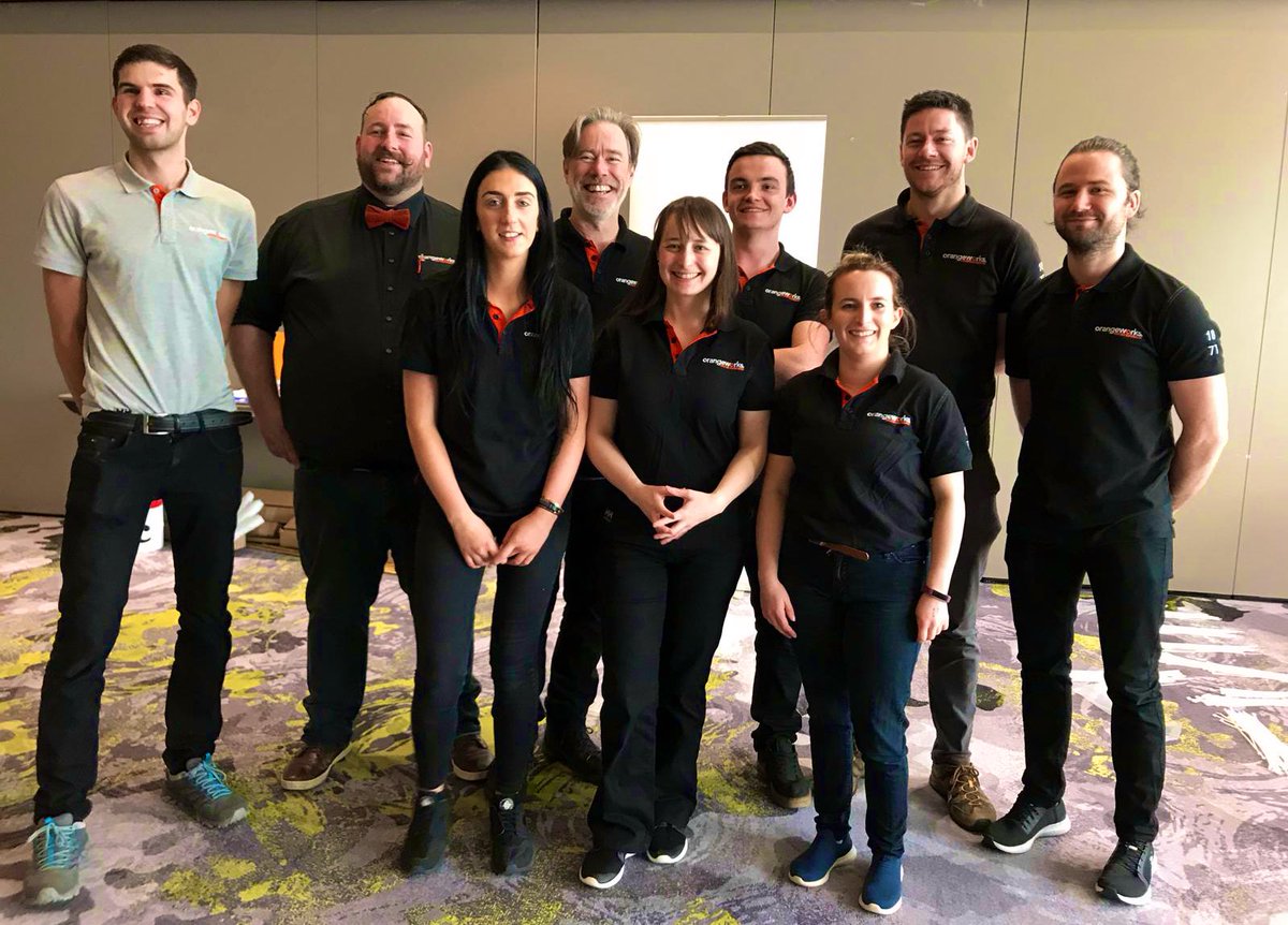OrangeworksIE's tweet photo. We’re @thegibsonhotel today powering the @gradireland  #NationalStudentChallenge - The Grand Final! Our 2nd year devising challenging team tasks for this incredible #Grad event! #CreatingExperiences https://t.co/hc2AY8uQUD