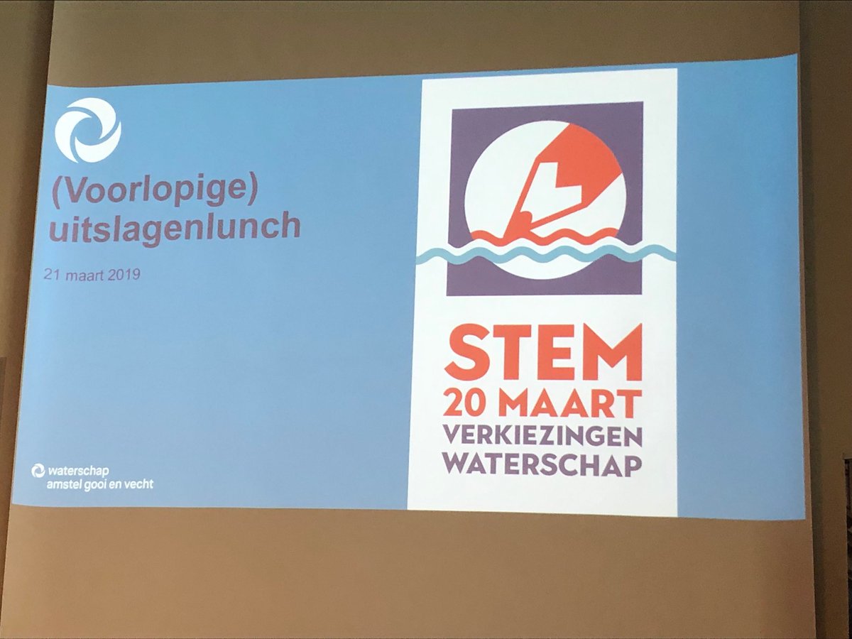Zometeen de uitslag bij ⁦<a href="/waterschapagv/">Waterschap AGV</a>⁩ zou die voor <a href="/CU_AGV/">ChristenUnie Waterschap Amstel Gooi en Vecht</a> net zo mooi zijn als voor ⁦<a href="/ChristenUnieNH/">ChristenUnie Noord-Holland</a>⁩?
#WS2019 ⁦<a href="/christenunie/">ChristenUnie</a>⁩