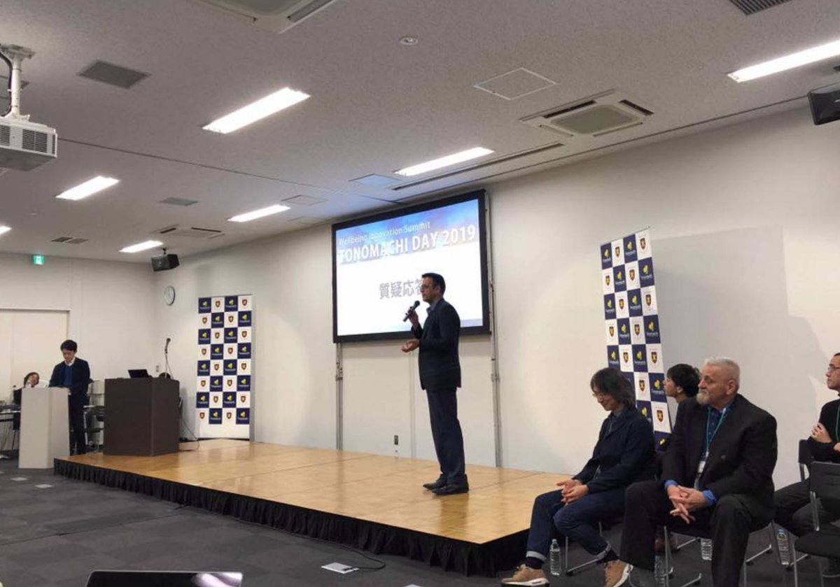 DynoSense's tweet image. @DynoSense presented at "Well Being Innovation Summit" at the Tonomachi Research Complex in Kanagawa, Japan