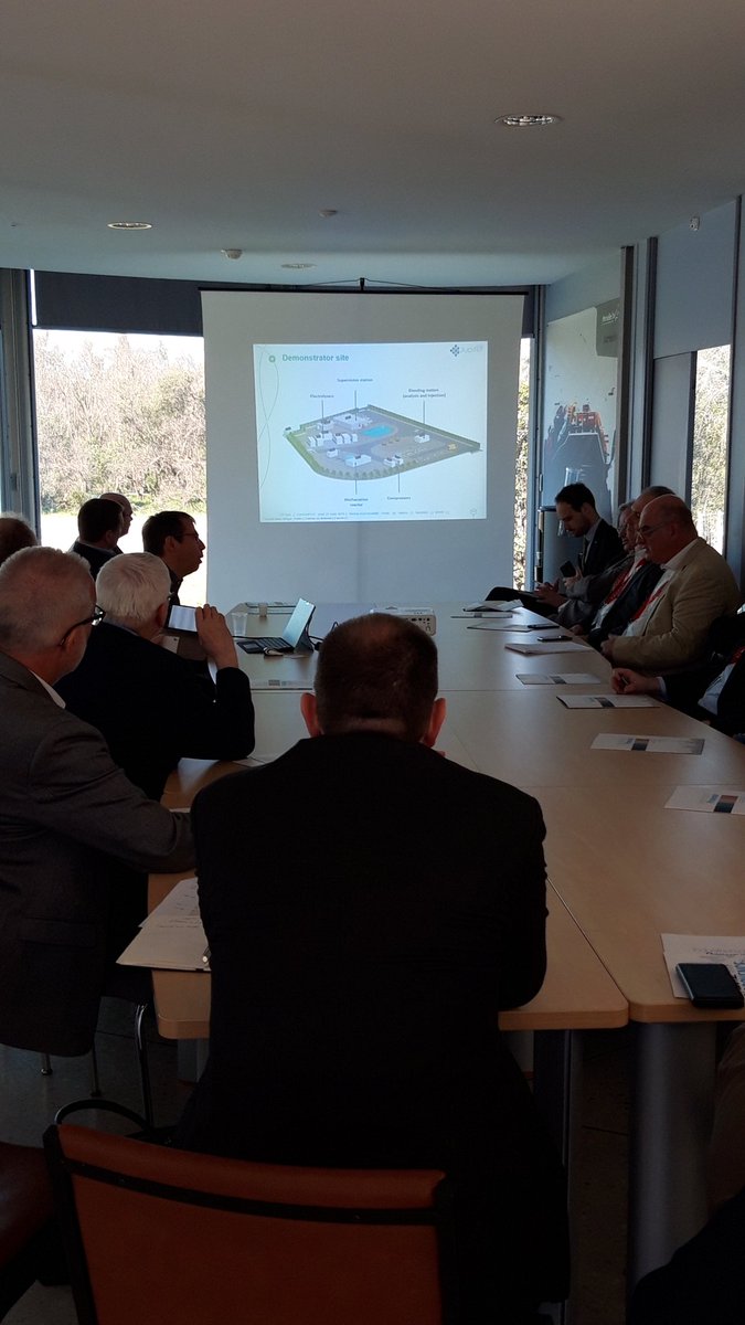 FranckVincendon's tweet photo. #GRTgaz présente son projet @powertogas @Jupiter1000PtG de à une délégation d'industriels Autrichiens avec #GPMM et @ProvencePromo https://t.co/26gdTVSonv