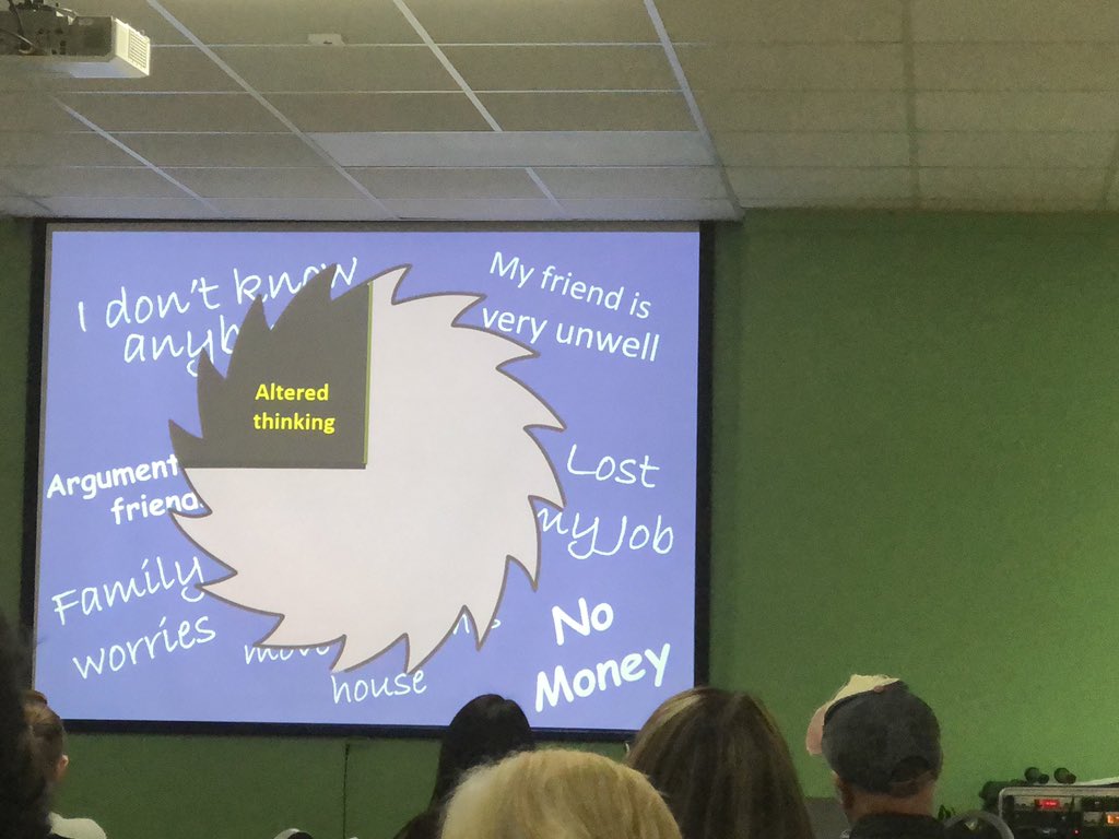 charleskod's tweet photo. Prof Chris Williams makes us reflect on our own experiences and what causes us anxiety, worry, etc; very practical! #Connect5 #Connect5North https://t.co/SXckWZ5EU4