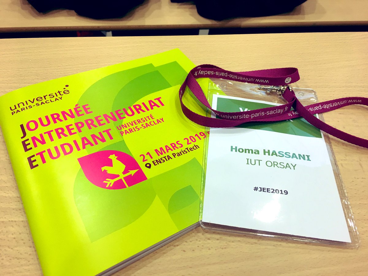 HassaniHoma's tweet photo. #JEE2019 @UnivParisSaclay c’est maintenant ! Concours de pitchs - Projet service Stade Concept #entrepreneur #étudiant #entrepreuneriat #innovation #idées #talents @ENSTAParisTech @ComParisSaclay @cciessonne @StartinSaclay @u_psud https://t.co/vmcGClrQsf