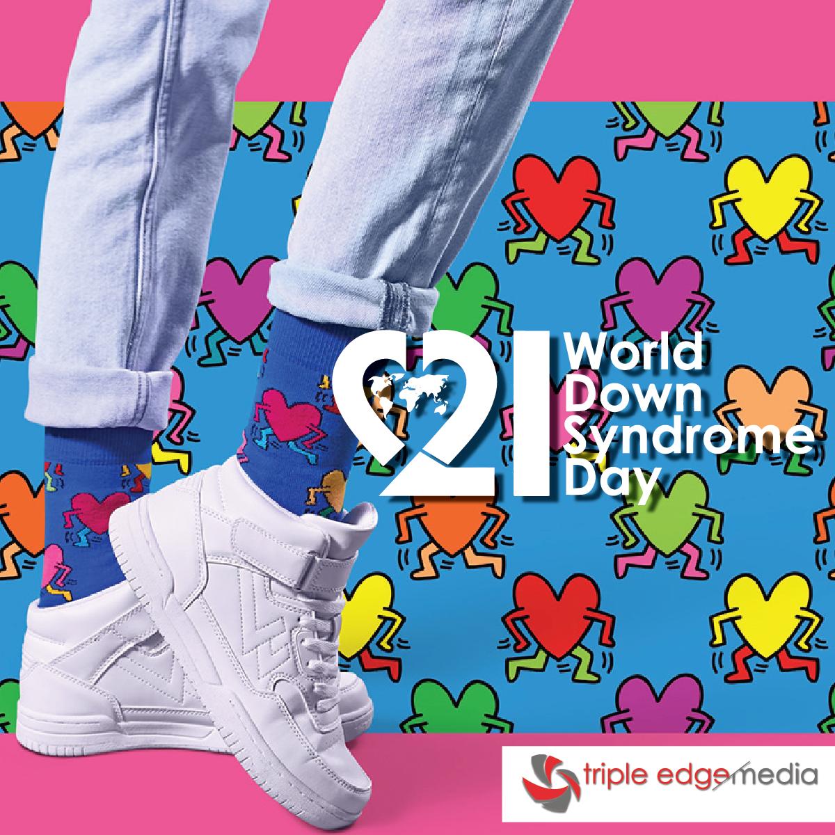 TripleEdgeMedia's tweet photo. Happy #WorldDownSyndromeDay from all our team here @TripleEdgeMedia What makes you different is what makes you beautiful. https://t.co/jL6Tv92PfO