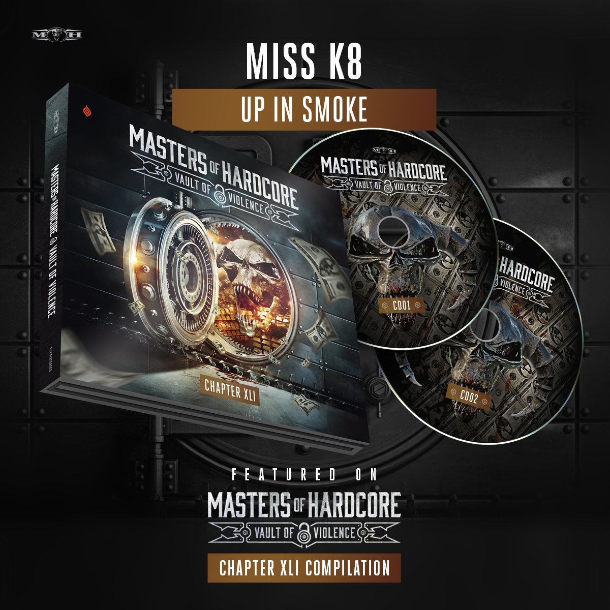 MissK8music's tweet photo. My latest track "UP IN SMOKE" and "THE POISON" remix by N-Vitral are featured on the brand new Masters of Hardcore - Vault of Violence CD.

Pre-order your copy now! 🎶💽
https://t.co/aOvfiOnwWl https://t.co/EiaBO0h9QK