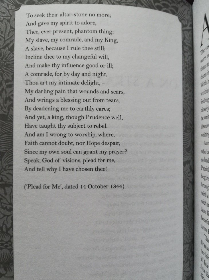 On #WorldPoetryDay I have, of course, to pay tribute to the incredible, powerful, spiritual poetry of Emily Bronte that I love! Writing my book on her poetry and life was a sheer joy, so here are two of Emily's incredible poems from it: