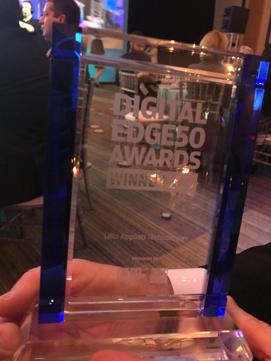 BuildingVirtual's tweet photo. Another award for our LiRo VDCO team! @adtp1110  at the @CIOevents DigitalEdge50 awards to receive our Tracking App. Congrats to all involved in this powerful BIM-enabled construction tracking tool! @Lennartsa  👏 https://t.co/DVXLrmIDTl