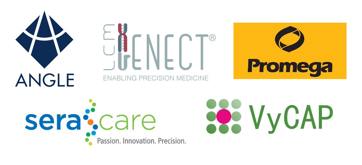 EACRnews's tweet photo. NEW SPONSORS 👥: Thank you to ANGLE (@Parsortix), @LCMGenect, @promega, @SeraCare and VyCAP who complete a sold-out exhibition at the EACR-ESMO #LiquidBiopsies conference 2019! #LiBi19 https://t.co/hks65VNWx0 https://t.co/v0lE6fDn3F
