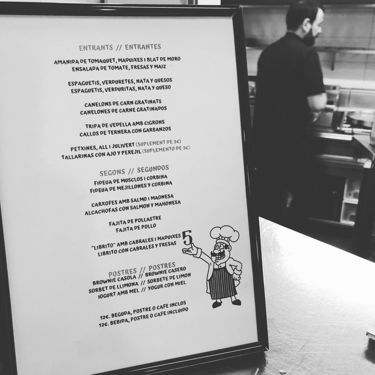 Preparando nuestro menú para hoy jueves #telefono #934666473  #restaurant #cinc #santacolomadegramenet #foodie #foodporn #food #restaurante #buenacocina #comer #menjar #gastronomia #santacoloma #yummy #grameneturismo #restaurant #cinc #SantaColomaGastronomica #picoftheday