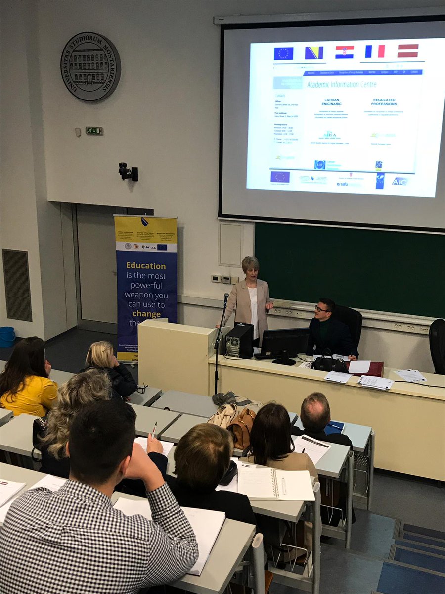 RecognitionB's tweet photo. Jučer u Mostaru smo imali radionicu s visokoškolskim ustanovama. Zahvaljujemo svima na interesantnim diskusijama i iskustvima. Hvala i Sveučilištu u Mostaru na gostoprimstvu @eubih 🇪🇺🇫🇷🇭🇷🇧🇦🇱🇻 https://t.co/2kqGqrSF3S