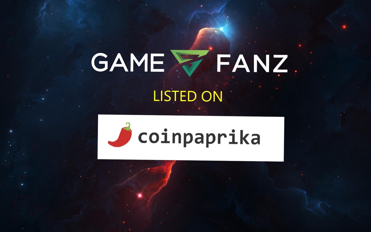 🎮 GAME FANZ ( GFN ) LISTED ON <a href="/coinpaprika/">CoinPaprika 🌶️</a> 

❓ What is Coinpaprika❓
Coinpaprika is a powerful tool, designed for every cryptocurrency user.

🌶 Visit GFN on Coinpaprika :
coinpaprika.com/coin/gfn-game-…

☀️ Game Fanz Telegram  : 
t.me/gamefanz_offic…

#gamefanz #gfn #eth #trade