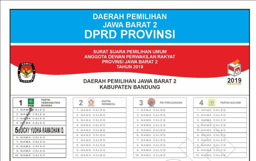 Untuk dilihat, dihapal dan di COBLOS, tgl 17 April 2019.
<a href="/dpwpkbjabar/">DPW PKB JABAR</a> 
<a href="/bandung_kab/">BRIGADE01 Kab.Bdg</a> 
<a href="/CintaRelawan/">Brigade 01 Kecamatan Paseh</a> 
<a href="/Brigade01Kab/">Brigade01KabBandung</a> 

Bantu RT ya sahabat.. 🖐️
