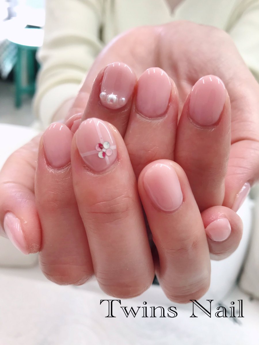 ② お客様ネイルです Twinsnail ツインズネイル ネイルサロン 春