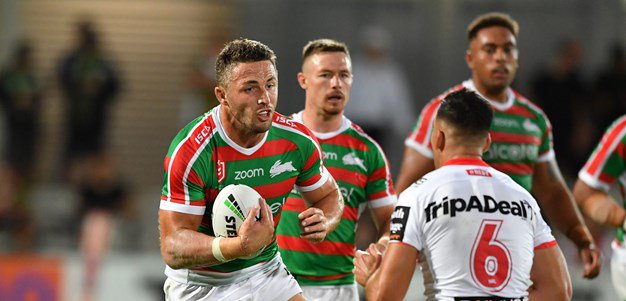 History made as the Rabbitohs record their 1100th WIN. 🐇❤️💚

How good. 🙌 

Read all about it 👉 bit.ly/2JvCWJq

#NRLDragonsRabbitohs #GoRabbitohs