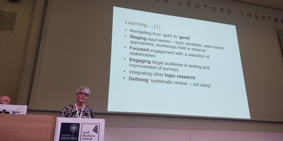 Lots of wisdom here around #prioritysetting in @cochranecollab reviews at the @CochraneUK and @CochraneIreland symposium 2019! #evidencesynthesis #CochraneEvidence