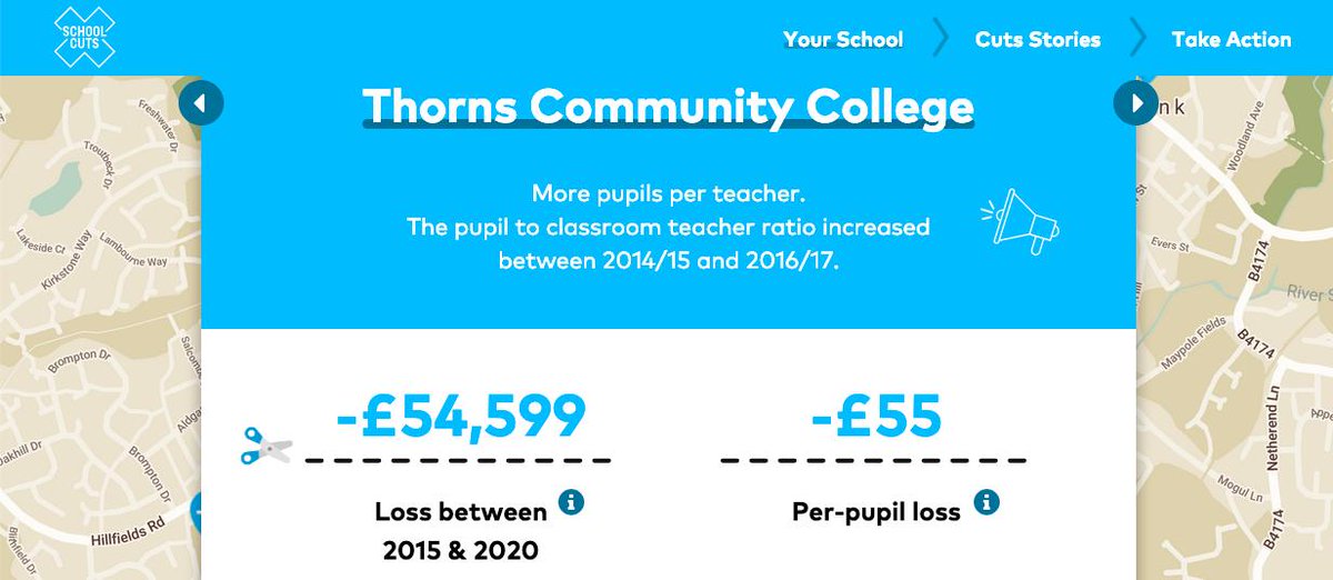 stourbridgevote's tweet photo. @margot_james_mp @ThornsInfo The extent of Government funding cuts to Thorns Collegiate Academy (formerly Thorns Community College), as voted for by @margot_james_mp via https://t.co/1n2gEFRKrB https://t.co/VLk81wlDQG