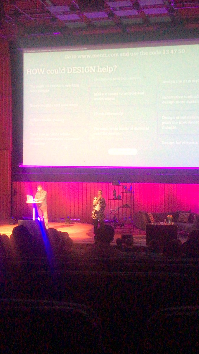 first day of the #arcticdesign week conference in Rovaniemi #ADW2019