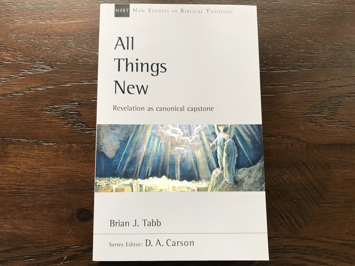 BJTabb's tweet photo. My new book releases today: All Things New: Revelation as Canonical Capstone. https://t.co/yNGKaGmi4P. https://t.co/QIN4ST7cRB