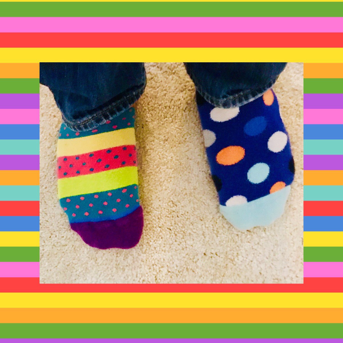 RT <a href="/EnactSolutions/">Enact Solutions</a>: Peter is rocking his socks today!
#Rockyoursocks #WorldDownSyndromeDay #WorldDownSyndromeDay2019