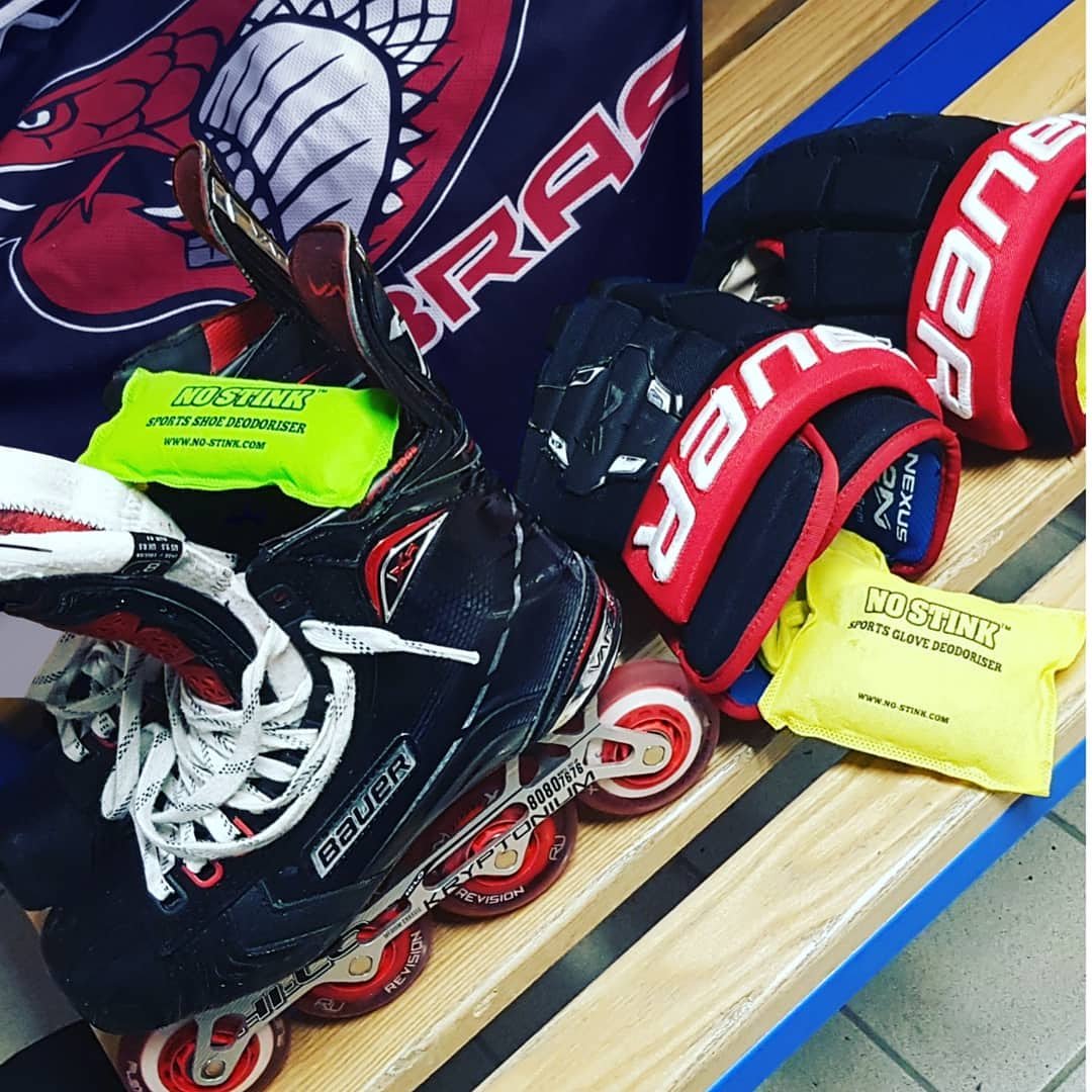 NoStinkOfficial's tweet photo. Thanks for the great post Chris! 

'No Stink are great to absorb the sweat and kills all the bacteria in my gloves and skates!'

https://t.co/4kXrm8NAkf https://t.co/bxY2XlVhN7
