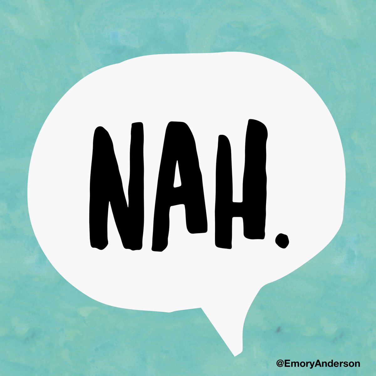 EmoryAnderson's tweet photo. Who knew saying “NO” could be so invigorating!!! Any form of it. #EmGem https://t.co/231RicurMx