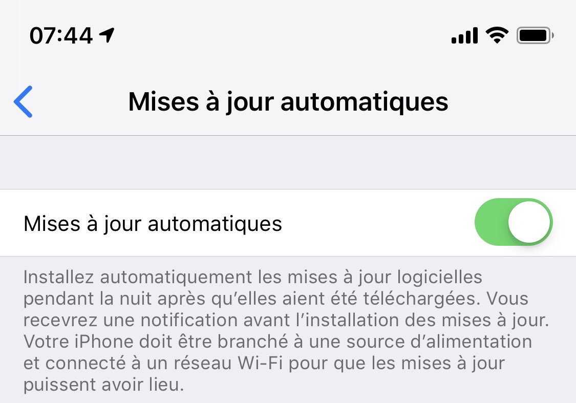 nonolays's tweet photo. La fonctionnalité qui ne fonctionne jamais 😠 #fail #Apple #Update https://t.co/9CdTlkpI7h