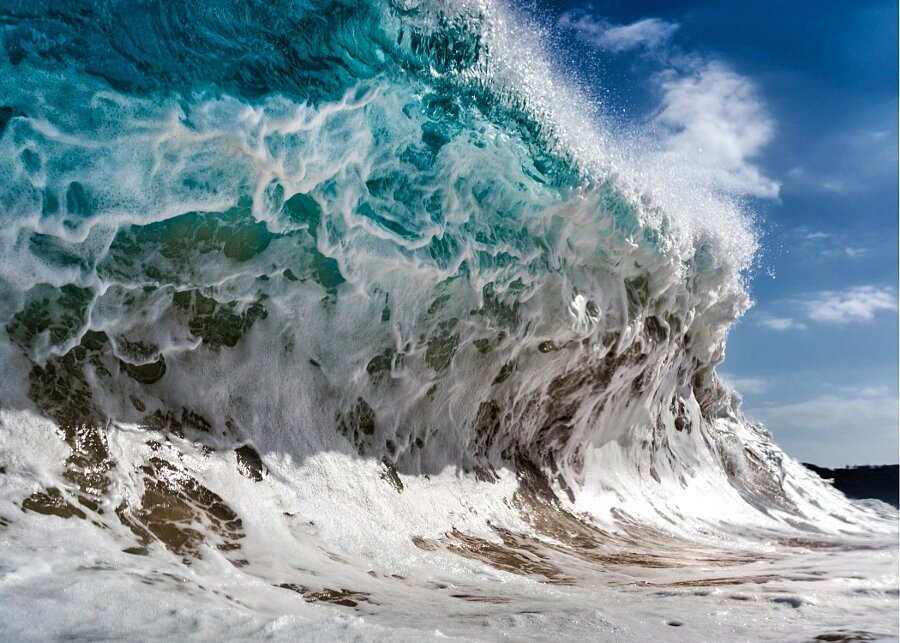 Shorebreaks at Sandy never disappoint by Chun Chau