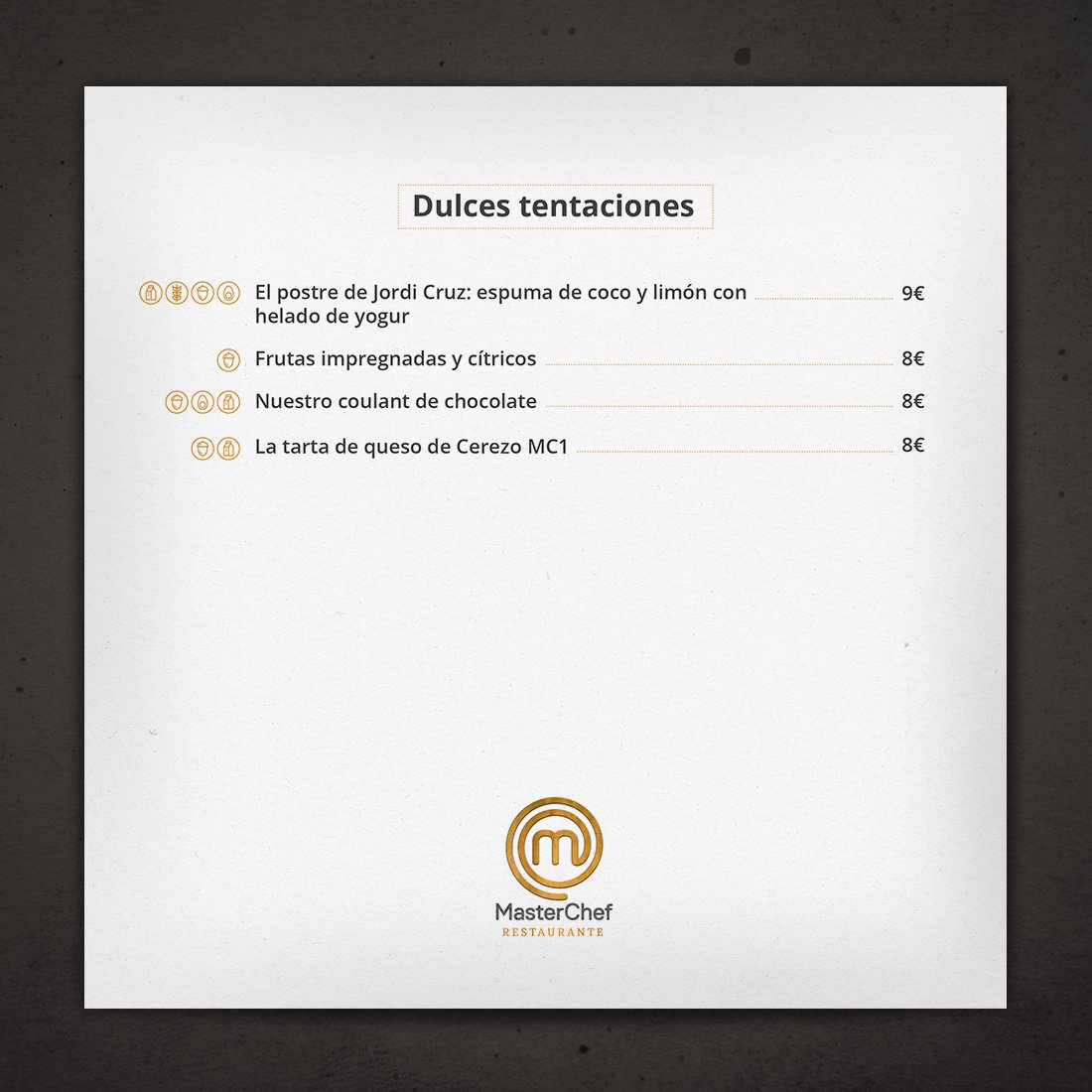 Ven a probar nuestros nuevos platos...
¿Qué elegirías para comer hoy 🍴? ¡No imagines y reserva tu mesa! 

91.086.47.92 o en restaurantemasterchef.com