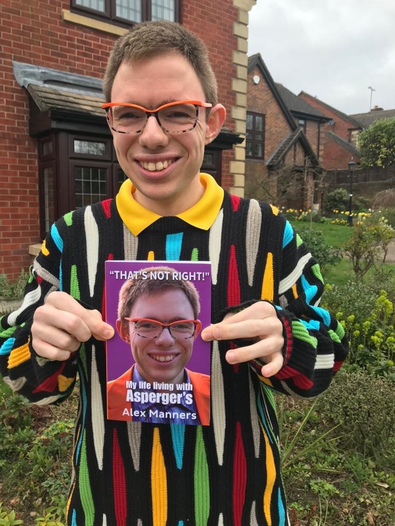 Alex Manners ar Twitter: “I have just received the first few copies of my  book, “That's Not Right! My Life Living with Asperger's” through the post.  I am so excited! My book
