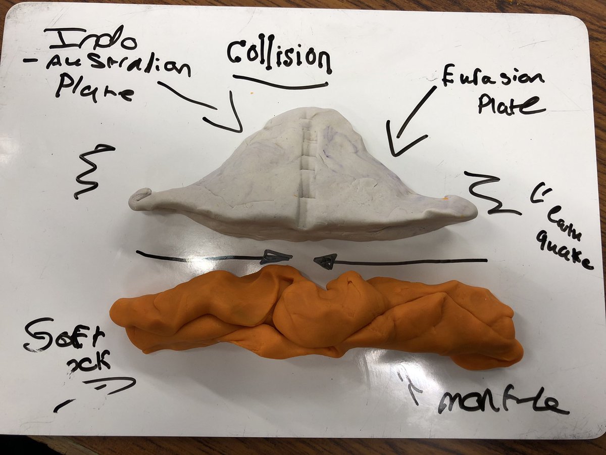 FrogmoreGeog's tweet photo. Excellent plate boundary models by year 8 today 🌋 https://t.co/yXvbxPhGCg
