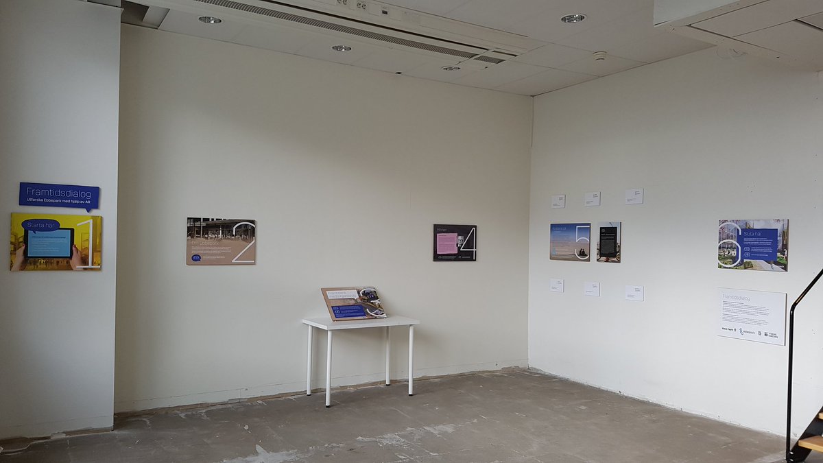 MattiasArvola's tweet photo. Prototyping computer augmented exhibitions for citizen dialogues in urban planning. w. @ufocarro, @TribalingSwe and @evaankarberg https://t.co/Q6QADQRhA2